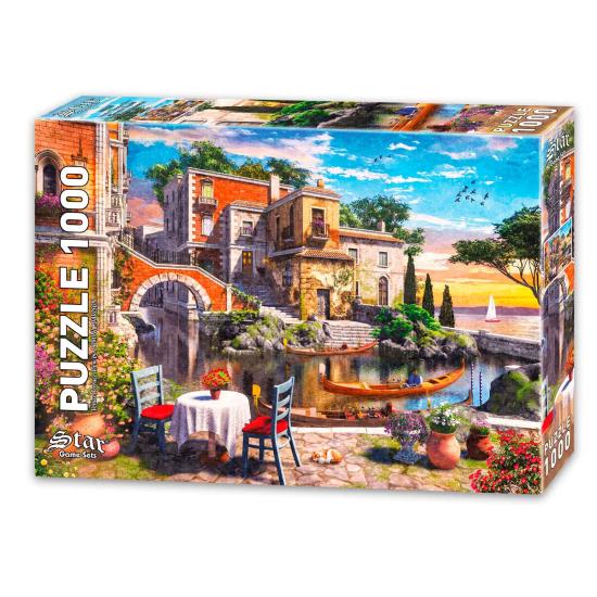 Puzzle Sternenblick von der Terrasse in Venedig mit 1000 Teilen