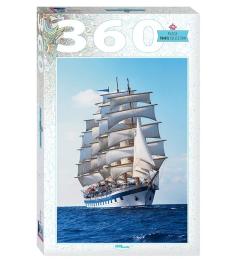 Puzzle Step 360-teiliges Segelboot-Puzzle