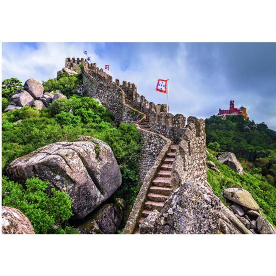 Puzzle-Stufenpuzzle Schloss der Mauren, Sintra mit 4000 Teilen