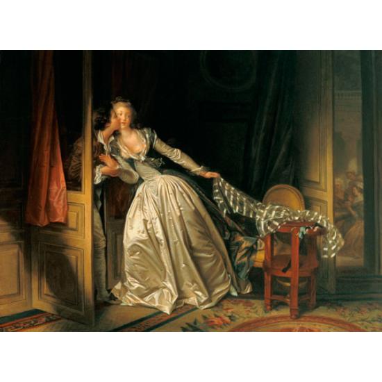 Puzzle-Schritt-Puzzle Der gestohlene Kuss mit 1500 Teilen