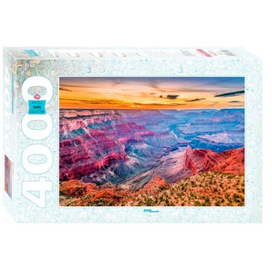 Puzzle-Schritt-Puzzle Der Grand Canyon mit 4000 Teilen