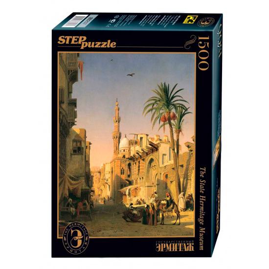 Puzzle Stufenpuzzle Elizbekia Street, Kairo 1500 Teile