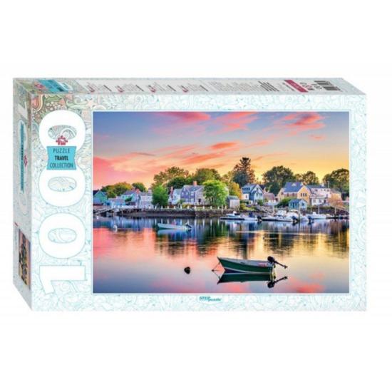 Puzzle-Schritt-Puzzle Bundesstaat New Hampshire 1000 Teile