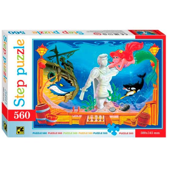 Puzzle Stufenpuzzle Die kleine Meerjungfrau 560 Teile