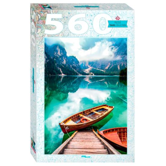 Puzzle Stufenpuzzle Pragser See in Südtirol 560 Teile