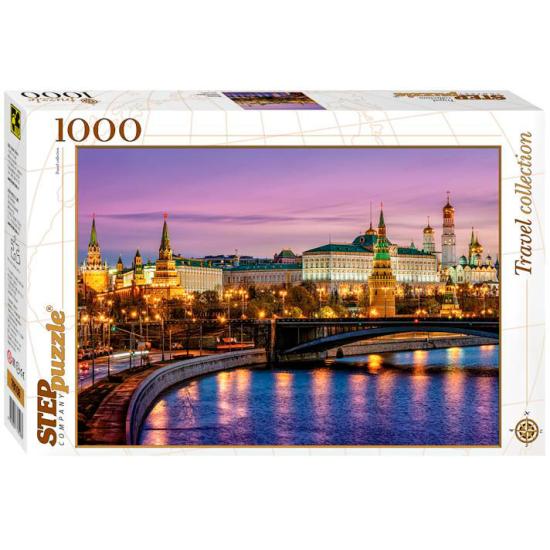 Puzzle Stufenpuzzle Moskau bei Nacht 1000 Teile