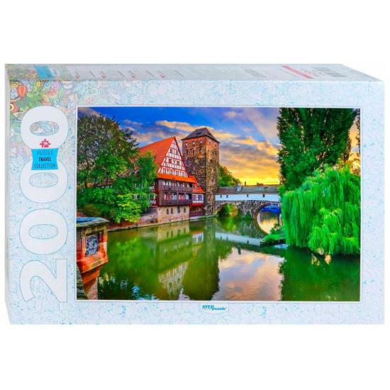 Puzzle Stufenpuzzle Brücke in Nürnberg, Deutschland 2000 Teile
