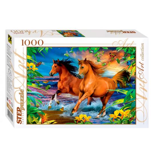 Puzzle Step Puzzle Pferde mit 1000 Teilen