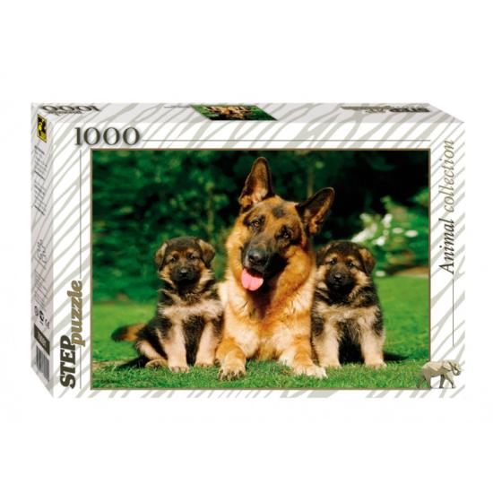 Puzzle Step Dog Familienpuzzle 1000 Teile