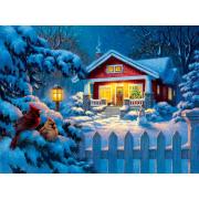 SunsOut Weihnachtsbungalow-Puzzle mit 1000 Teilen