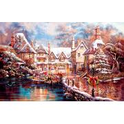 SunsOut Weihnachts-Cala-Puzzle mit 1000 Teilen