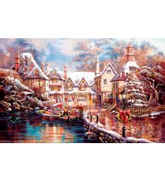 SunsOut Weihnachts-Cala-Puzzle mit 1000 Teilen