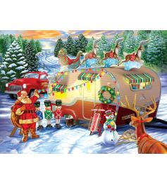 SunsOut 1000-teiliges Weihnachts-Camper-Puzzle