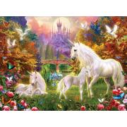 SunsOut Einhorn-Schloss-Puzzle 1000 Teile