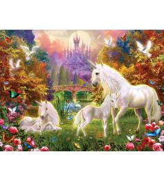 SunsOut Einhorn-Schloss-Puzzle 1000 Teile