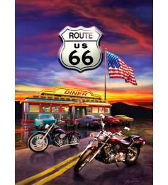 SunsOut Dinner on Route 66 Puzzle 1000 Teile