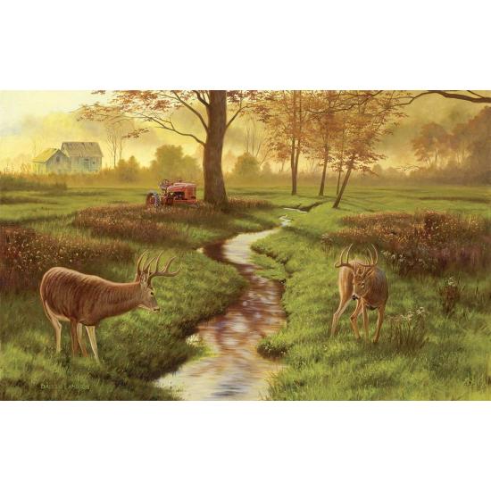 SunsOut Deer in the Stream Puzzle 550 Teile