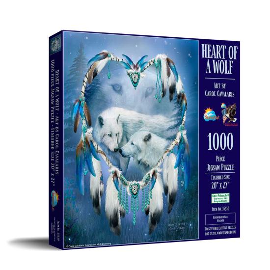 SunsOut Wolf-Herz-Puzzle 1000 Teile
