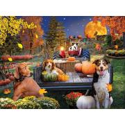 SunsOut Halloween Kürbisernte Puzzle 1000 Teile