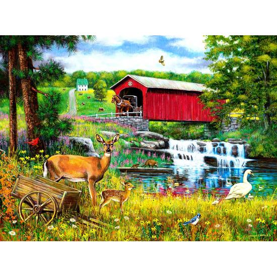 SunsOut Puzzle Crossing the Falls 1000 Teile