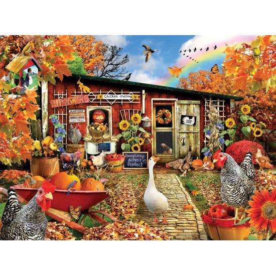 SunsOut Crossing The Chickens XXL-Puzzle mit 500 Teilen