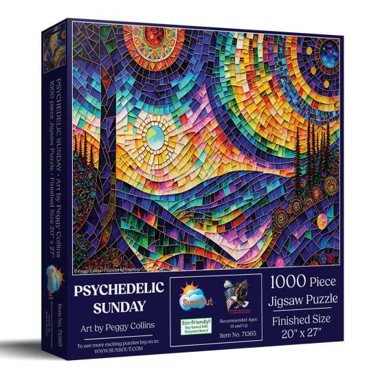 Puzzle SunsOut Psychedelische Sonntag 1000 Teile Puzzle SunsOut Psychedelische Sonntag 1000 Teile