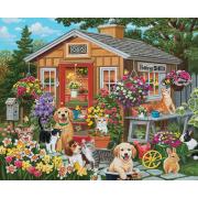 SunsOut Puzzle The Puppies' Shed 1000 Teile