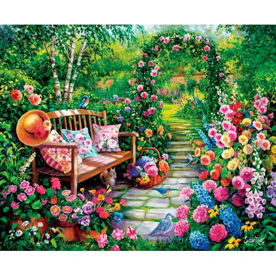 SunsOut Kim's Garden Puzzle 1000 Teile