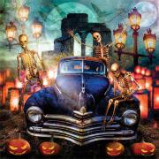 SunsOut Puzzle Old Plymouth zu Halloween 1000 Teile