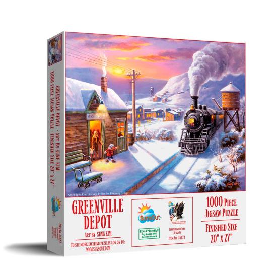 SunsOut Greenville Station Puzzle 1000 Teile