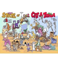 SunsOut State of Cat-a-Toonia 1000-teiliges Puzzle