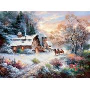 SunsOut Snowy Afternoon Excursion Puzzle 1000 Teile