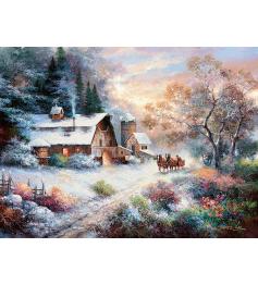 SunsOut Snowy Afternoon Excursion Puzzle 1000 Teile