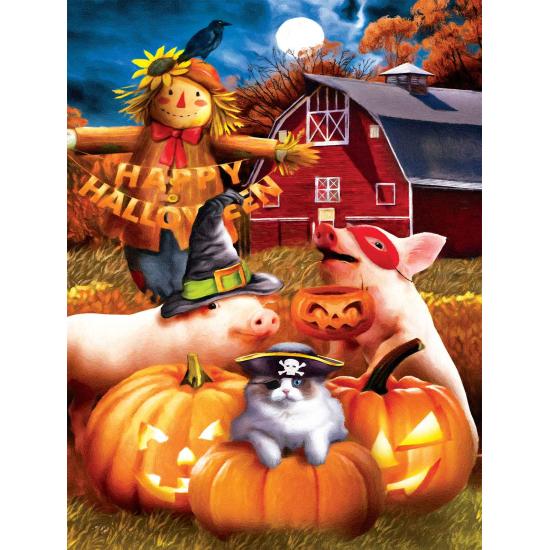 SunsOut Happy Halloween XXL-Puzzle mit 500 Teilen