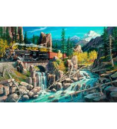 SunsOut Western Railway Puzzle mit 1000 XXL-Teilen