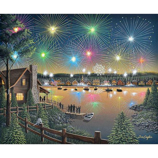 SunsOut Feuerwerk Puzzle 1000 Teile