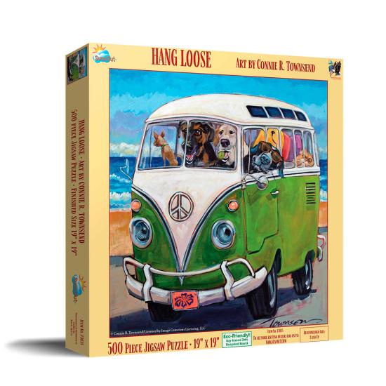 SunsOut Puzzle Van mit Hunden XXL 500 Teile