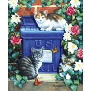 SunsOut Kittens in the Mailbox Puzzle 1000 Teile