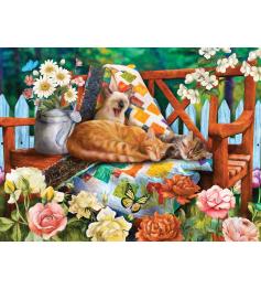 SunsOut Gartenkatzen-Puzzle 1000 Teile