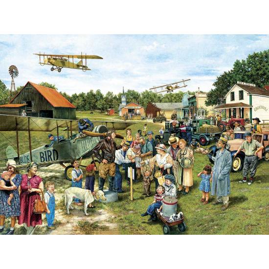 SunsOut XXL Bauern und Flugzeuge Puzzle 300 Teile