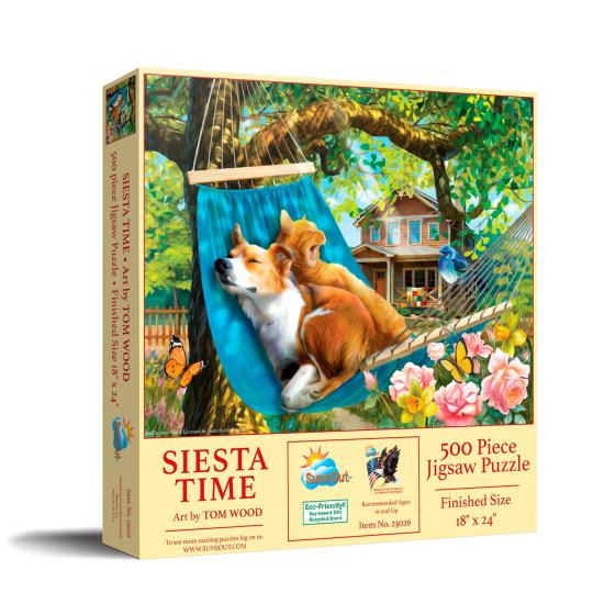 SunsOut XXL Nap Time Puzzle mit 500 Teilen