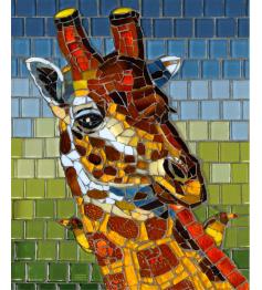SunsOut Mosaik-Giraffe-Puzzle 1000 Teile