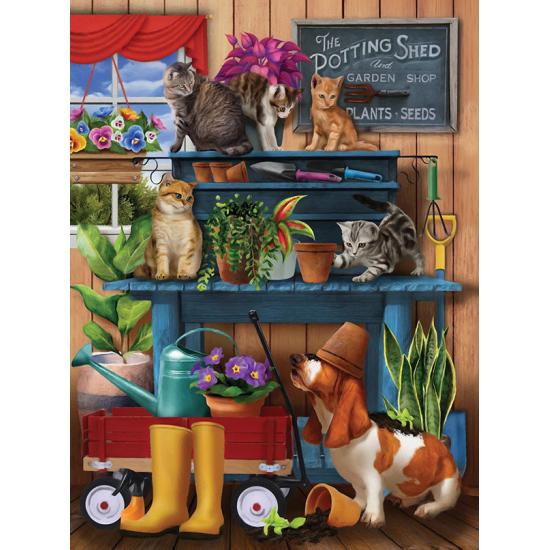 SunsOut Puzzle Chaos im Schuppen 1000 Teile SunsOut Puzzle Chaos im Schuppen 1000 Teile