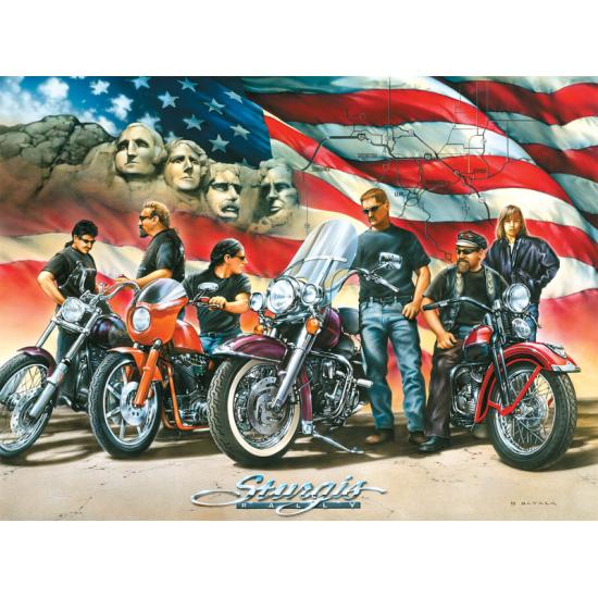 SunsOut Motorräder in Sturgis Puzzle 1000 Teile