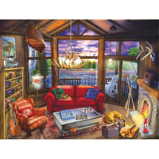 SunsOut Night in the Cabin XXL-Puzzle mit 300 Teilen