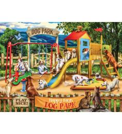 SunsOut Happy Days Dog Park Puzzle 1000 Teile