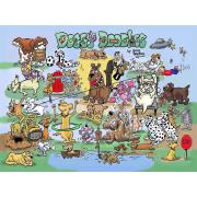 SunsOut Scribbled Dogs Puzzle 1000 Teile