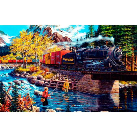 SunsOut Puzzle Touring the Waterfall XXL mit 550 Teilen