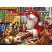 SunsOut Santa's Quilt Workshop Puzzle 1000 Teile