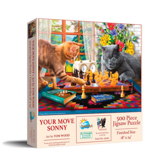 SunsOut Puzzle It's You Turn to Move My Little Son XXL mit 5